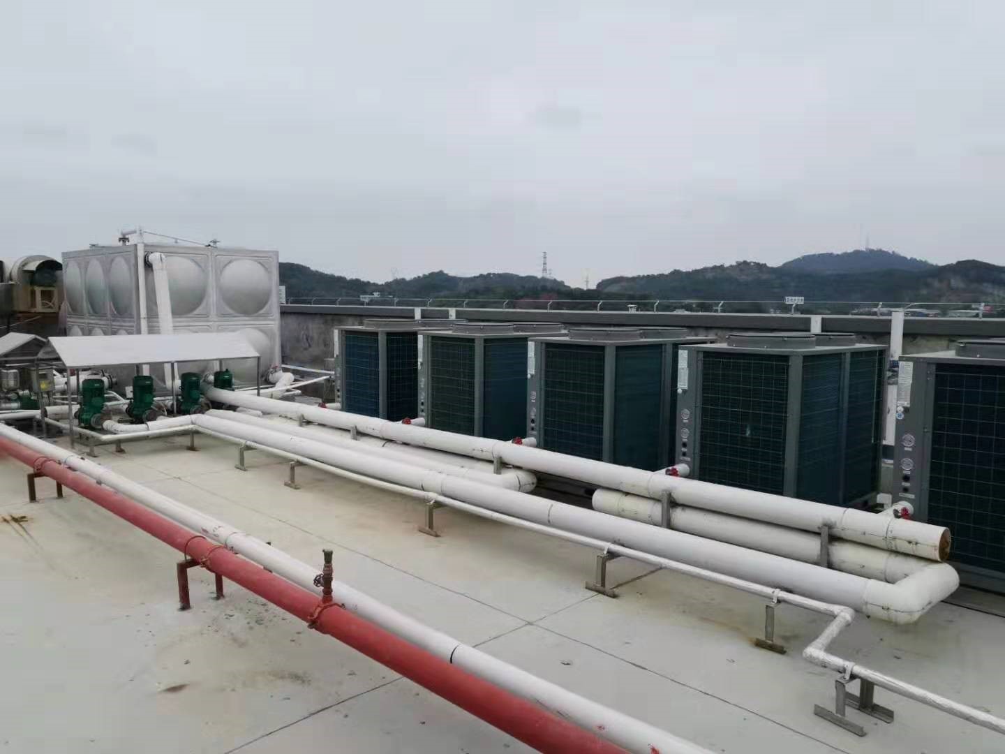 明升mansion88澄海中学空气能案例